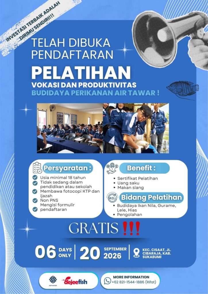 Poster Pelatihan Perikanan